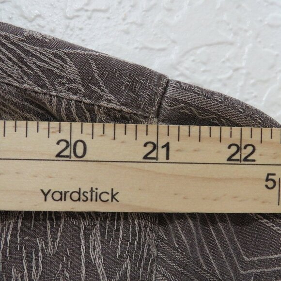 Seven Palms* Men's Short Sleeve Button Down Straight Hem Chest Pocket~Size Large - Picture 8 of 12